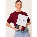 Imagem da oferta Kit 3 T-shirts Oversized Intense Algodão Cléa Store Chumbobegevinho