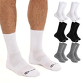Imagem da oferta Kit 6 Pares Meias Zhamaro Cano Alto Longo Algodão Atoalhada Masculina Feminina Esportiva Confortável