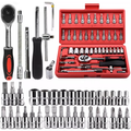 Imagem da oferta Kit Ferramentas 46 Peças Soquetes Alta Qualidade