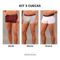 Imagem da oferta Kit com 3 Cuecas Calvin Klein Low Rise Trunk
