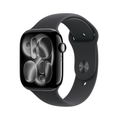 Imagem da oferta Apple Watch Series 11 GPS Caixa em alumínio preto brilhante de 46 mm com Bracelete desportiva preta - PM