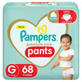 Imagem da oferta Fralda Calça Pampers Premium Care Pants Tam G - 68 Unidades