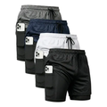 Imagem da oferta Kit 4 Shorts 2 Em 1 Duplo Dryfit
