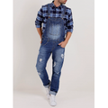 Imagem da oferta Macacão Jeans Masculino Azu