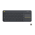 Imagem da oferta Teclado sem fio Logitech K400 Plus TV com Touchpad Integrado Conexão USB Unifying e Layout ABNT2