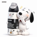 Imagem da oferta Nova Garrafa de Água Snoopy em Aço Inoxidável 304 de 24oz com Isolamento a Vácuo Tampa à Prova de Vazamentos e Can