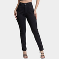 Imagem da oferta Calça Sarja Sawary Hotpants Cintura Alta Feminina