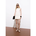 Imagem da oferta Vestido Mango Curto Bubble Off-White