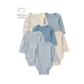 Imagem da oferta Kit Body Bebê 6 Peças Listrado Carter's