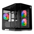 Imagem da oferta Gabinete Gamer Mancer CV700L, Mid Tower, Lateral De Vidro, 3 Fans ARGB, Preto, MCR-CV700L-BK3F
