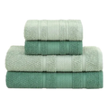 Imagem da oferta Jogo com 4 Toalhas Buddemeyer Bella Extra Soft Verde