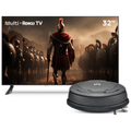 Imagem da oferta Multi Roku TV 32" HD + Robô Aspirador Eclipse 3 em 1