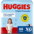 Imagem da oferta Huggies Fralda Tripla Proteção XG 66 Un