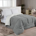 Imagem da oferta Edredom Cobertor Sherpa Casal Queen Grosso