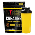 Imagem da oferta Kit Creatina Monohidratada 500g Refil + Coqueteleira - Universal Nutrition