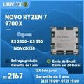 Imagem da oferta Processador AMD Ryzen 7 9700X, 3.8GHz (5.5GHz Turbo), 8 Cores, 16 Threads, AM5 Radeon Graphics, Sem Cooler