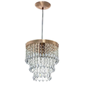 Imagem da oferta Lustre Pendente De Cristal Acrílico Manucrillic Cobre