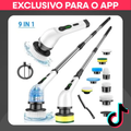 Imagem da oferta Esfregão Elétrico Sem Fio 9 em 1 Multiuso Recarregável Limpeza Pesada