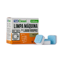 Imagem da oferta Limpa Maquina de Lavar Roupas em TabletesPastilhas TabClean kit c12 unds de 15g (180g) 12 Ciclos de Limpeza e Higienização para todas as maquinas de
