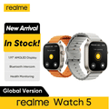 Imagem da oferta Smartwatch Realme Watch 5 Tela 1.97" AMOLED GPS Integrado IP68 e +110 Modos de Treino