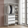 Imagem da oferta Closet 03 Gavetas Db001 Branco Pp Milani Store Branco Branco!