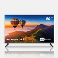 Imagem da oferta Smart TV LED 50" 4K HQ Conversor Digital Externo 3 HDMI 2 USB WI-FI Android 11 Design Slim - HQSTV50NK