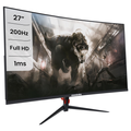 Imagem da oferta Monitor Concórdia Gamer Curvo 27" CZ270F 200hz Led Full HD 1ms 2xHDMI, DP sRGB 100% Freesync Premium