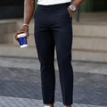 Imagem da oferta Calça Alfaiataria Masculina Slim Fit Elastano