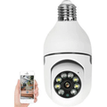 Imagem da oferta Câmera Segurança Wifi IP sem Fio 360 com Encaixe Lampada Bocal Aplicativo Yoosee Ptz Full HD Visão Noturna - Bivolt