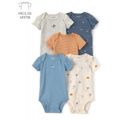 Imagem da oferta Kit Body Carter's Bebê Menino em Algodão Avião 5 Peças Multicor