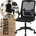 Imagem da oferta Cadeira De Escritorio Ergonomica Nr17 Ethernus Marqs Home Giratoria Resistente Reforçada 180kg Confortavel Reuniao Preto