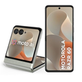 Imagem da oferta Smartphone Motorola Razr 60-256GB 24GB (12GB RAM+12GB Ram Boost) Tela dobrável 6,9" pOLED e externa 3,6” Moto AI camera IP48 - Azul Marinho