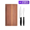 Imagem da oferta Kit Churrasco Tramontina Plenus 3 Peças