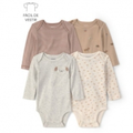 Imagem da oferta Kit Body Bebê 4 Peças Cachorrinhos e Listras Multicor Carter's