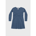 Imagem da oferta Vestido Infantil Elian Transpasse Frontal Azul