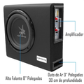 Imagem da oferta Caixa Som Amplificada 3 em 1 Corzus CXMS303 Slim 350W Rms Sub Ativo + Potencia p Falantes de Porta