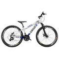 Imagem da oferta Bicicleta Viking Aro 26 Tuff 25 Aros Vmaxx Freio a Disco 21V Branco Azul Lançamento