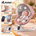 Imagem da oferta Cadeira de Balanço Elétrica para Bebê AcheiLar 3 Velocidades Bluetooth Controle Remoto Mosquiteiro