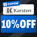 Imagem da oferta 10% OFF em compras acima de R$ 299 Válido na primeira compra na Karsten com cupom