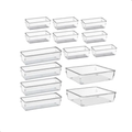 Imagem da oferta Kit Organizadores Com 14 Multiuso Gavetas Empilhavel
