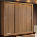 Imagem da oferta Guarda Roupa Casal Madesa Mônaco 3 Portas de Correr - Rustic