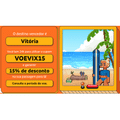 Imagem da oferta Voos para Vitória com 15% de Desconto Ida e Volta