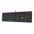 Imagem da oferta Teclado Mecânico Gamer Redragon Valheim Iluminação Rainbow Preto Switch Brown K608-r (pt-brown)