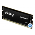 Imagem da oferta Memória Ram Para Notebook Ddr4 8Gb 3200Mhz Cl20 Kingston Fury Impact Kf432s20ib8 Gamer Sodimm Preto
