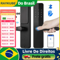 Imagem da oferta Do brasil raykube f7 tt lock bluetooth impressão digital fechadura da porta elétrica versão portuguesainglês com ch