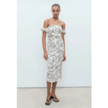 Imagem da oferta Vestido Mango Midi Ariel Off-White