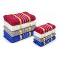 Imagem da oferta Toalhas 04 Banhão E 04 Rosto 8 Soft Algodão Laune Haus Cor Kit em Cores Sortidas