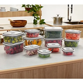 Imagem da oferta Electrolux Kit 12 Potes Herméticos de Plástico Retangulares