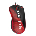 Imagem da oferta Mouse Gamer Redragon Flamengo Mantle Preto e Vermelho Speed Tecido 900x400x4mm FL032
