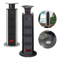 Imagem da oferta Torre Tomada Retrátil Multiplug Embutir Organizadora Usb Hub